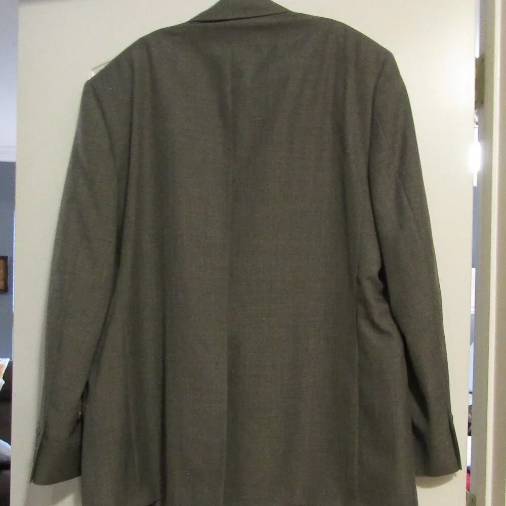 NEW $475 Hart Schaffner Marx USA Wool Gray MEN'S JACKET Size 50L Excellent Cond